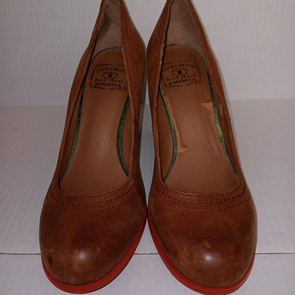 LUCKY BRAND BOHO HEELED SHOES - Picture 4 of 11